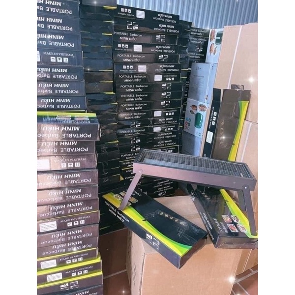Bếp Nướng Than Hoa BBQ Ngoài Trời Loại To Cao Cấp Tiện Lợn