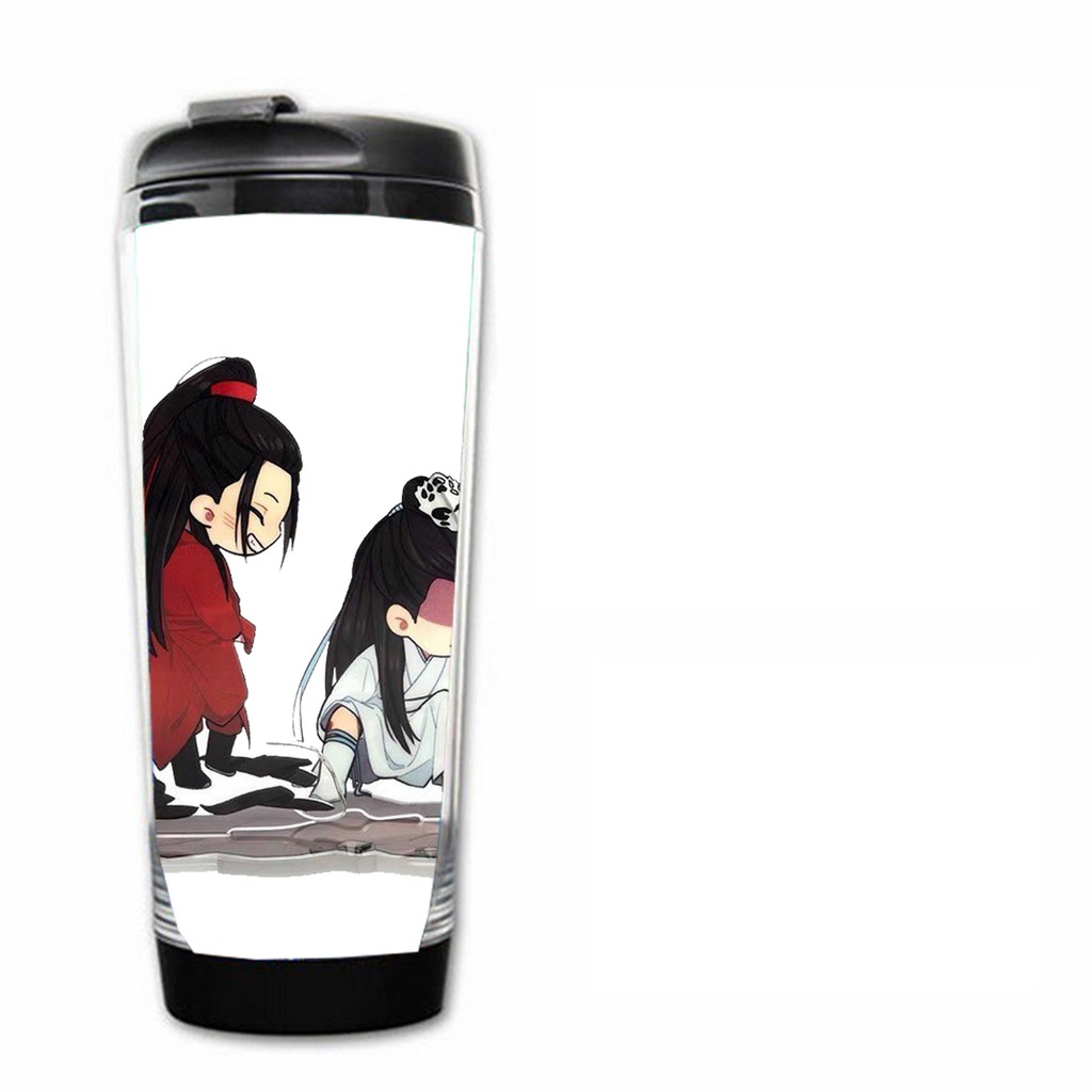 Bình nước in hình Vương Nhất Bác Tiêu Chiến Trần Tình Lệnh chibi