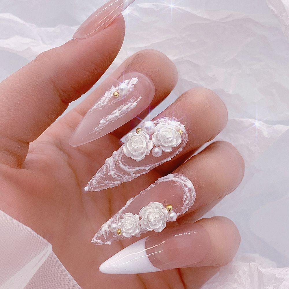 Phụ Kiện Trang Trí Móng Tay Nhiều Màu Sắc Thời Trang|Phụ Kiện Trang Trí Móng Tay DIY Xinh Xắn