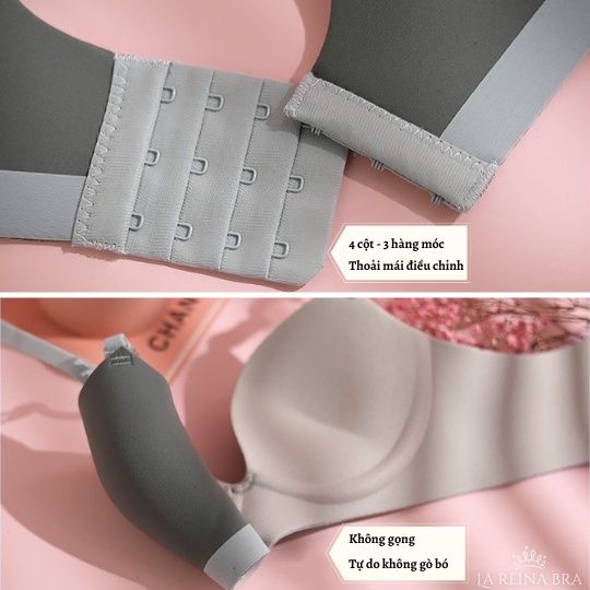 ÁO NGỰC NỮ LA REINA BRA - LRAL025 mút dày siêu êm, nâng ngực, không gọng, không viền