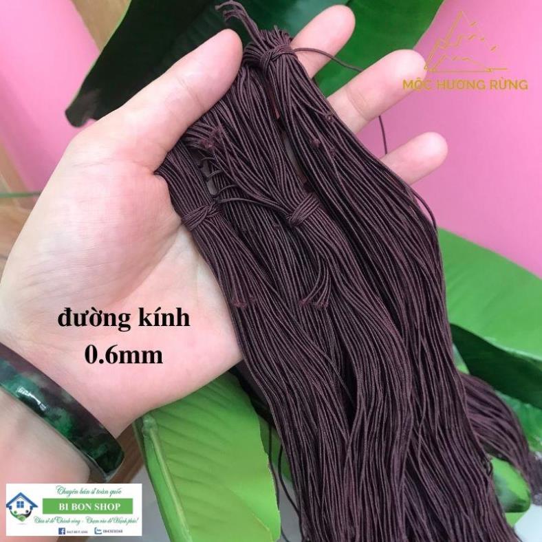Dây Thun Xâu Chuỗi, Vòng-Dây Gân Xâu Hạt Chuỗi 0.6-1mm Độ Co giãn Cao, Bền
