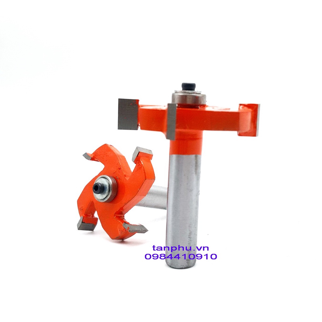 MŨI PHAY CUỐC, MÓC RÃNH 4 CÁNH 3 LY  ĐẾN 8LY SÂU 15MM