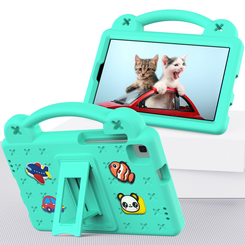 Ốp Máy Tính Bảng Bằng Xốp EVA Chống Sốc Có Tay Cầm Và Giá Đỡ Cho Samsung Galaxy Tab A 8.0 2019 SM-T290 T295 T297