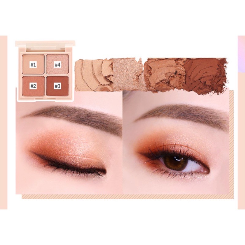 Phấn mắt 4 màu Holika Holika Nuỏp Shadow Palette