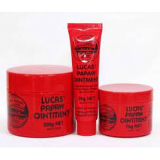 Kem đu đủ đa năng bôi ngoài da Lucas Papaw Ointment, Úc (25g/75g) giúp mờ sẹo, chàm, nẻ cho mọi lứa tuổi