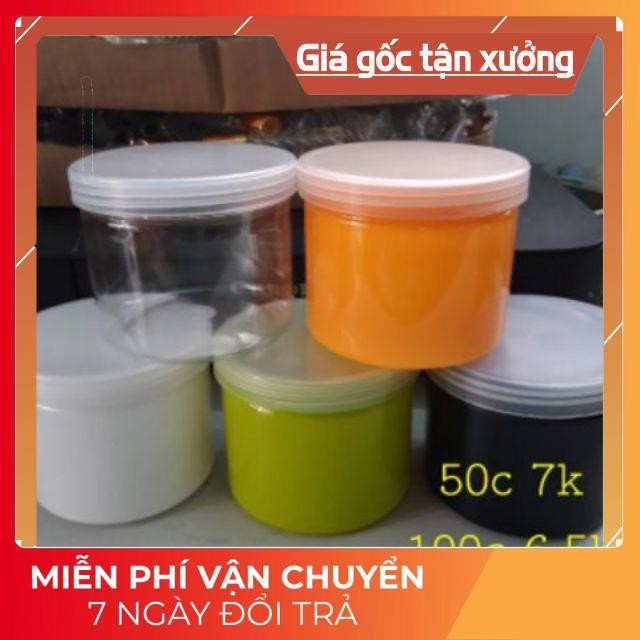 Hủ nhựa đựng kem body 500g chiết mỹ phẩm