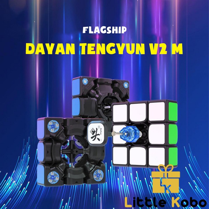 Rubik 3x3 DaYan TengYun V2 M Nam Châm Dòng Cao Cấp Flagship Rubik 3 Tầng (Hãng Mod)