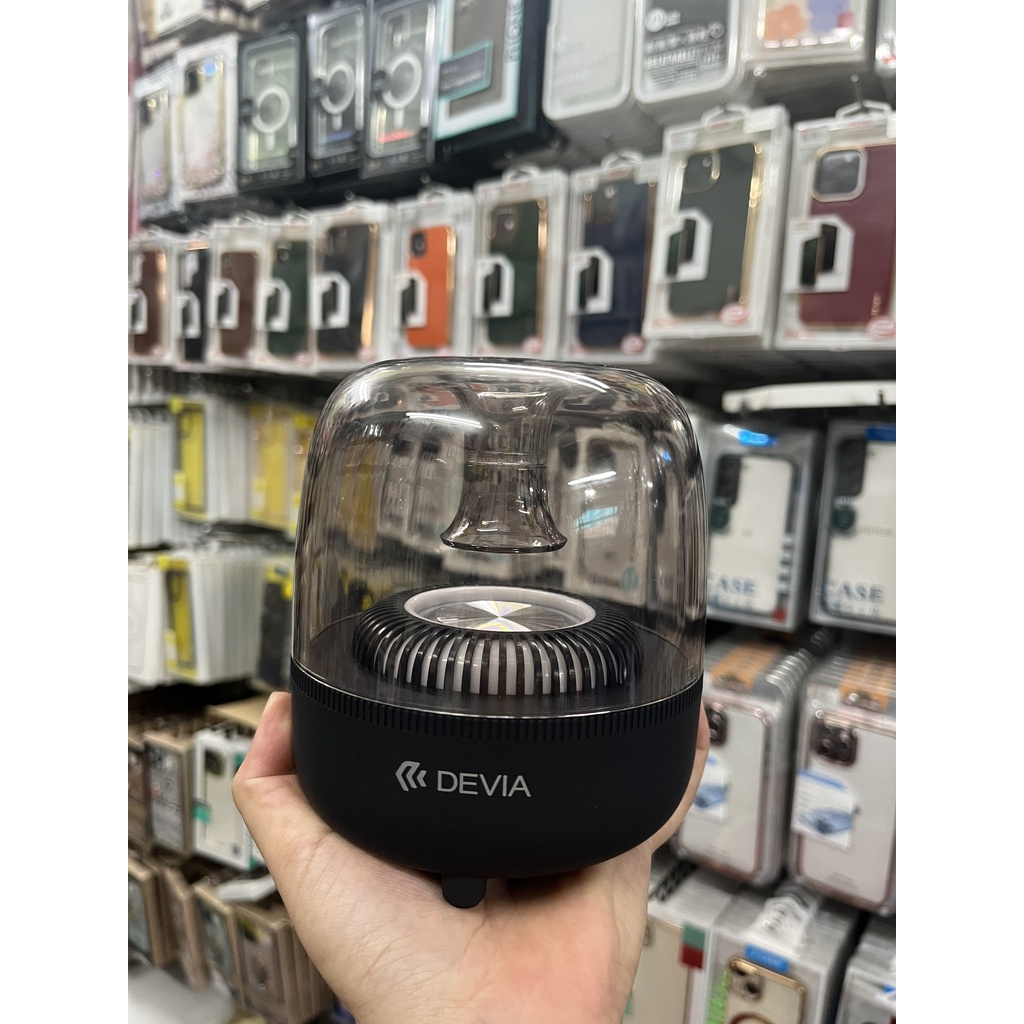 CHÍNH HÃNG Loa bluetooth DEVIA M2 cao cấp để bàn tích hợp đèn LED 6 hiệu ứng ánh sáng  ĐỂ BÀN cắm thẻ nhớ USB