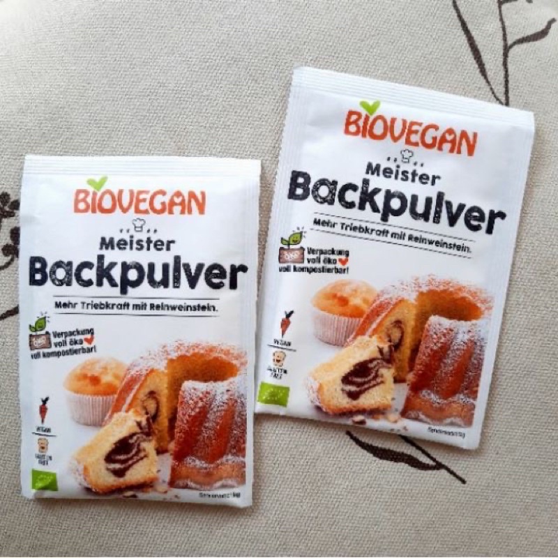 Bột Nở Hữu Cơ Cao Cấp Biovegan 17g