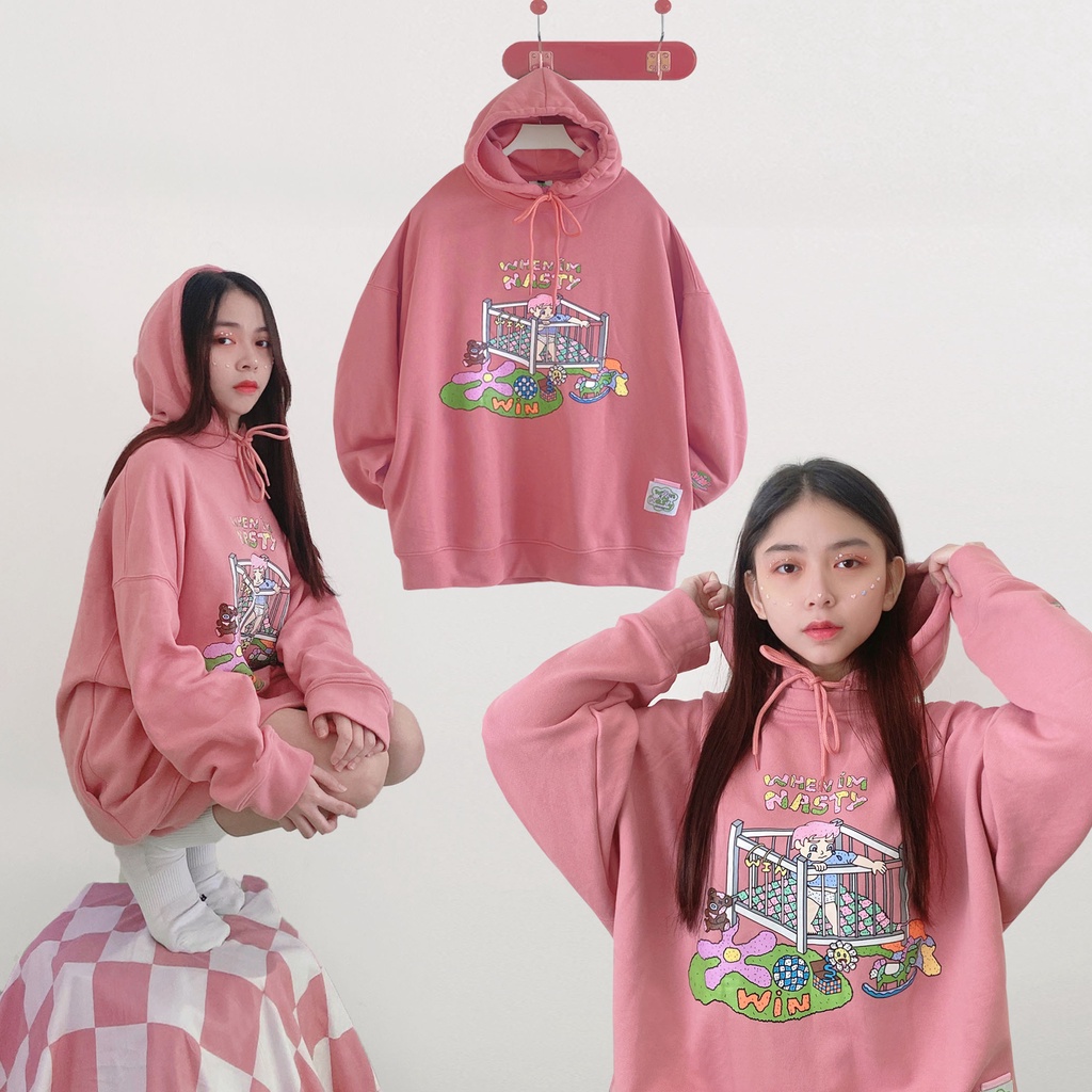 Áo hoodie WHENIMNASTY Come Out And Play