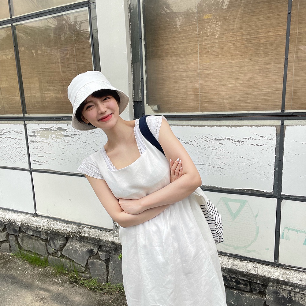 Đầm linen hở lưng xinh xắn - DRESS 02 | fromthemoon
