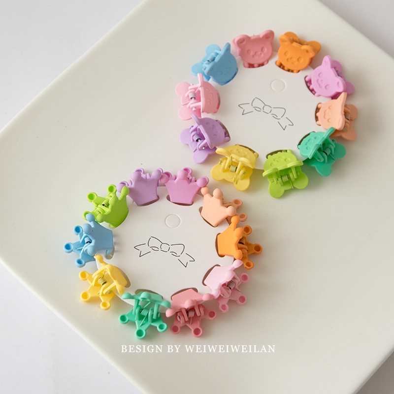 [Bộ 10] Kẹp Tóc Mini Dễ Thương Nhiều Màu Sắc Phụ Kiện Thời Trang Cho Bé AB026