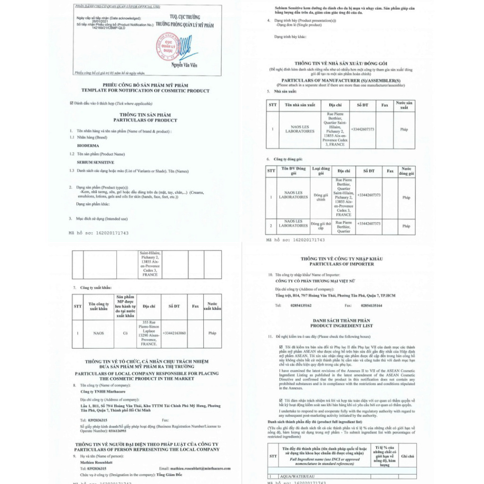 Kem dưỡng giảm mụn viêm nhạy cảm Bioderma Sebium Sensitive - 30 ml - 6994