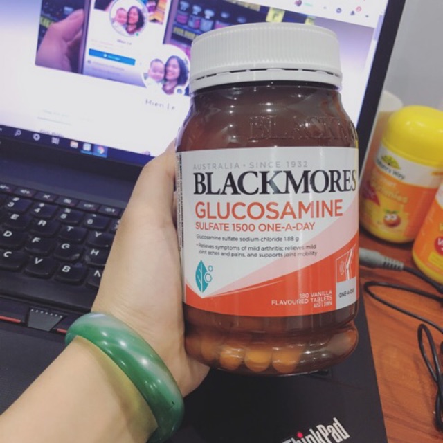 Blackmores glucosamin 1500mg one-a-day (180 viên mẫu mới)