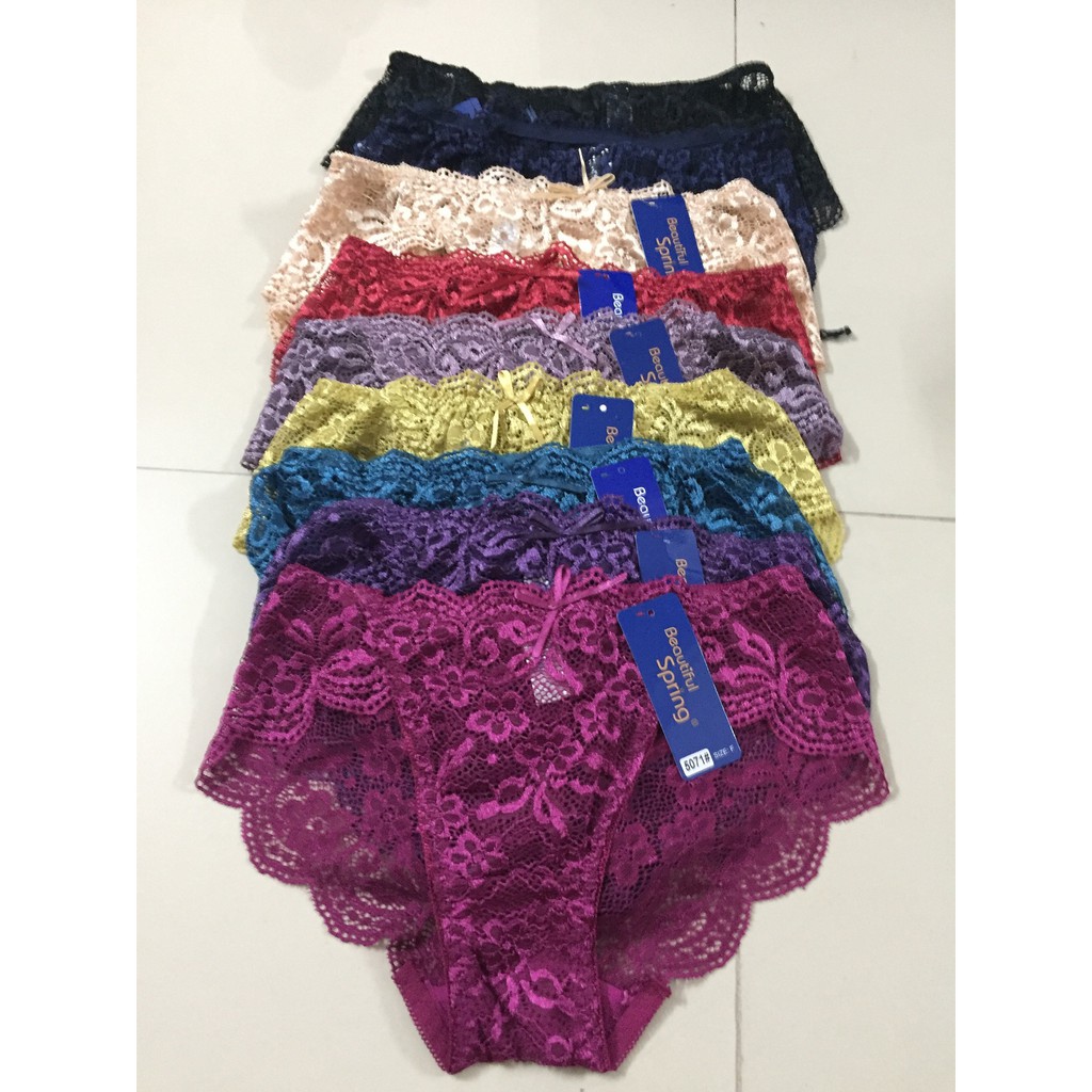(10 CHIẾC) QUẦN LÓT REN, FUN TO  CỰC ĐẸP &amp; SEXY mã 5071, Hàng loại 1 Siêu Hot, Màu Siêu Đẹp (Ảnh thật)