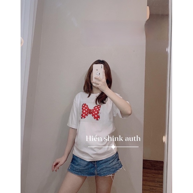 NỮ ÁO THUN NGẮN TAY UT MICKEY VÀ MINNIE