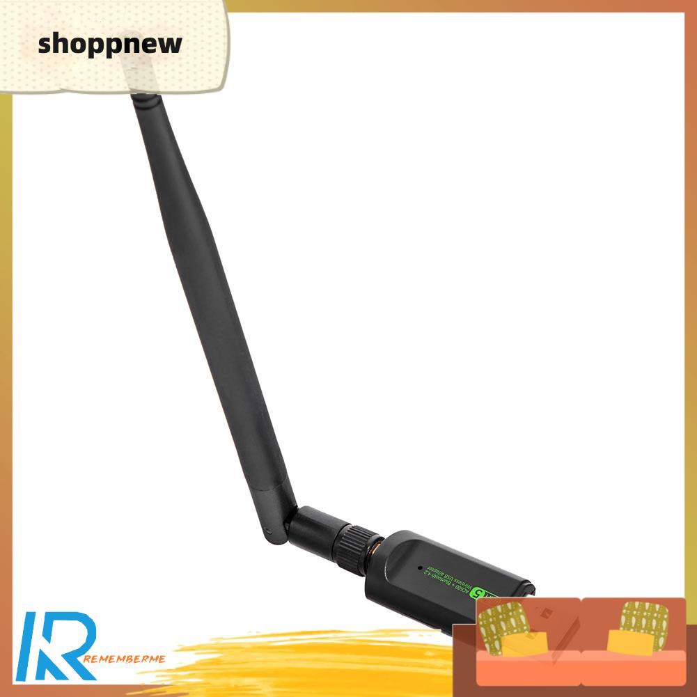 Shoppnew 600Mbps Wireless Network Card USB WiFi Adapter LAN with Bluetooth RTL8821