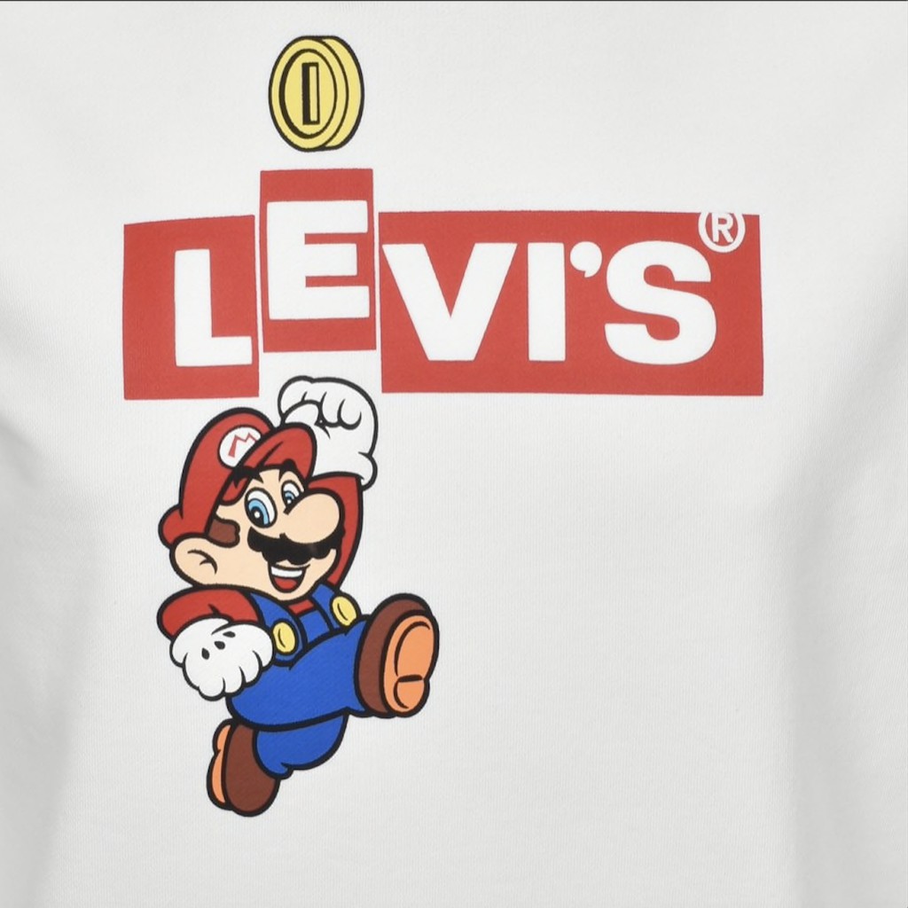 Áo Thun Levis Super Mario Nam KHÔNG KÈM TÚI Phiên Bản Giới Hạn Levi's Auth Malaysia Giá Gốc SALE