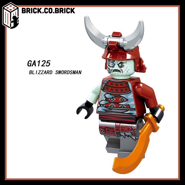 Samurai Ninjago Đồ chơi Lắp ráp Akita Ice Emperor Char Tướng quân Rắn Blizzard Archer GA123 GA130