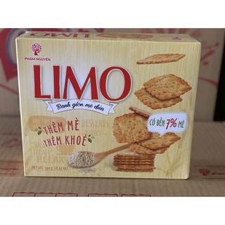 Bánh Quy Limo mè dừa hộp 240g x 12 gói