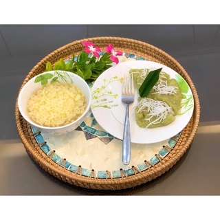Khay Mây Khảm Trai Đồ Thủ Công Việt Nam