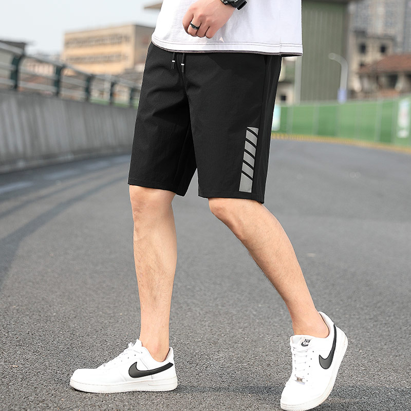 Men Shorts Summer Handsome Sports Short Pants Cropped Drawstring Trousers Men's Clothing M-4XL