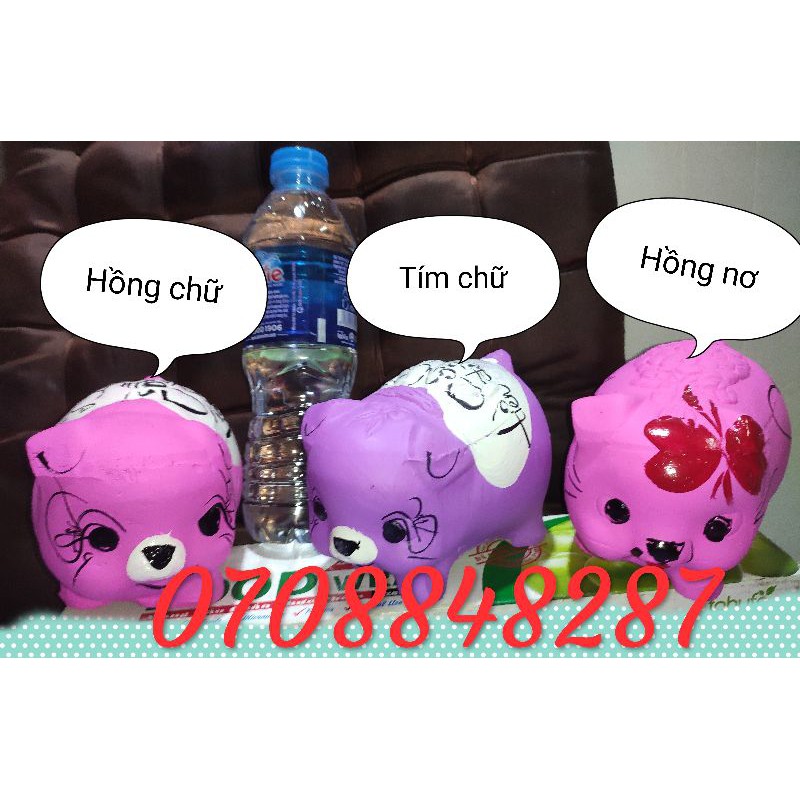 Heo Đất Size S sơn vi tính 3D Trơn Láng Mịn Nhiều mẫu Dễ thương