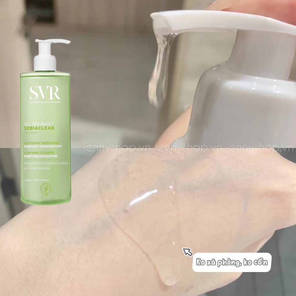 Sữa Rửa Mặt Dạng Gel SVR Sebiaclear Gel Moussant