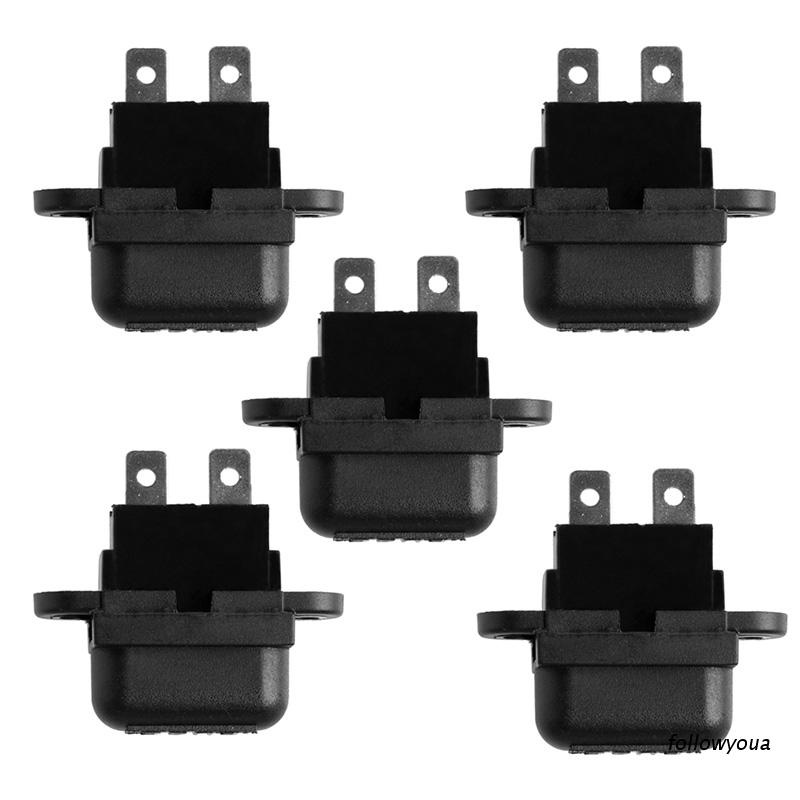 Set 5 hộp cầu chì 30A kèm vỏ bọc cho xe hơi/tàu thuyền