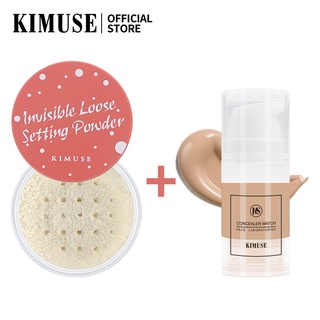  Phấn phủ KIMUSE kiềm dầu chống nước +che khuyết điểm dạng lỏng toàn diện lâu trôi 100g 