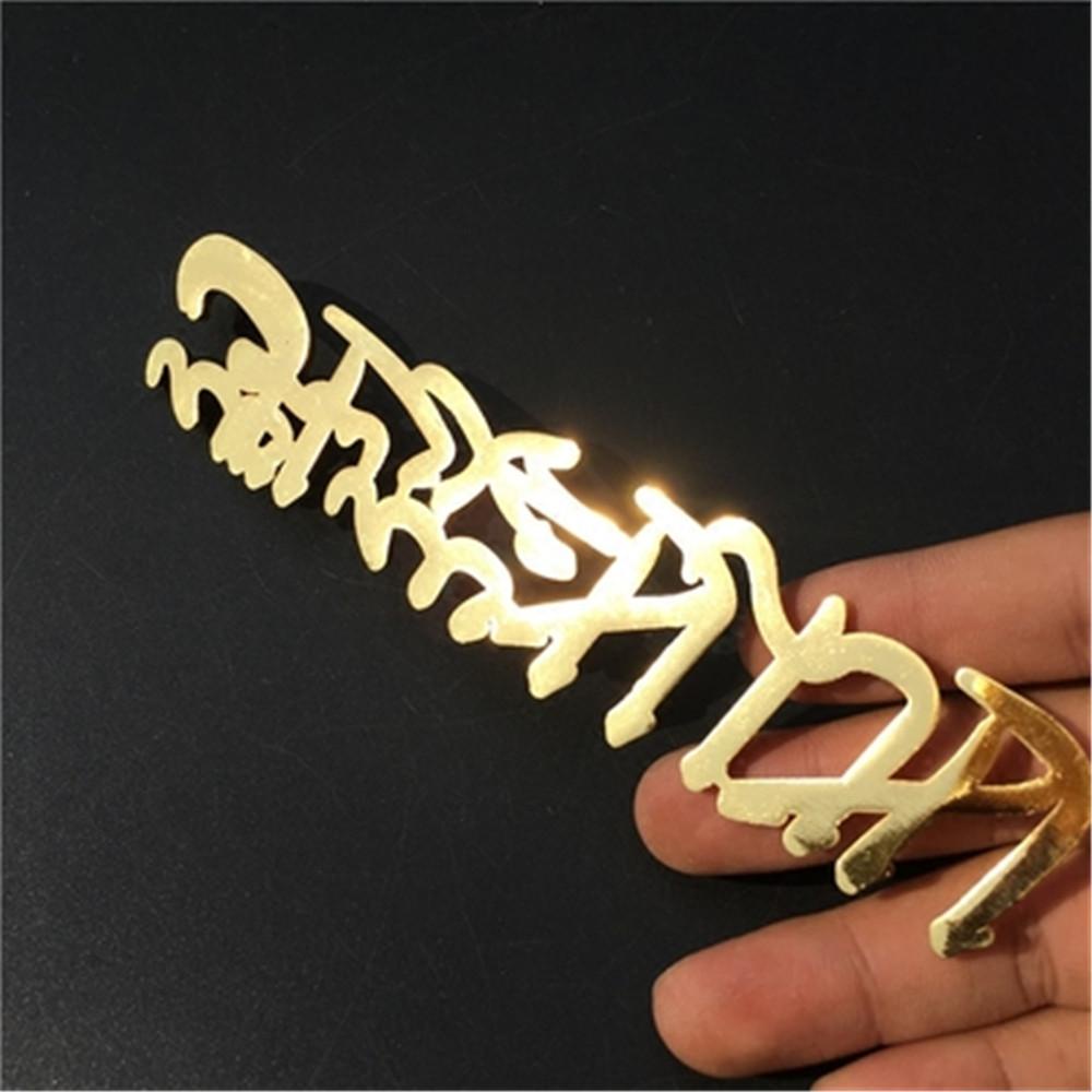 Miếng Dán Trang Trí Đuôi Xe Hơi NORMAN Độc Đáo|Xe Mô Tô Màu Đen Phong Cách Hồi Giáo