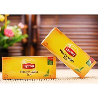 Lipton trà túi lọc yellow label 25 gói x 1 hộp