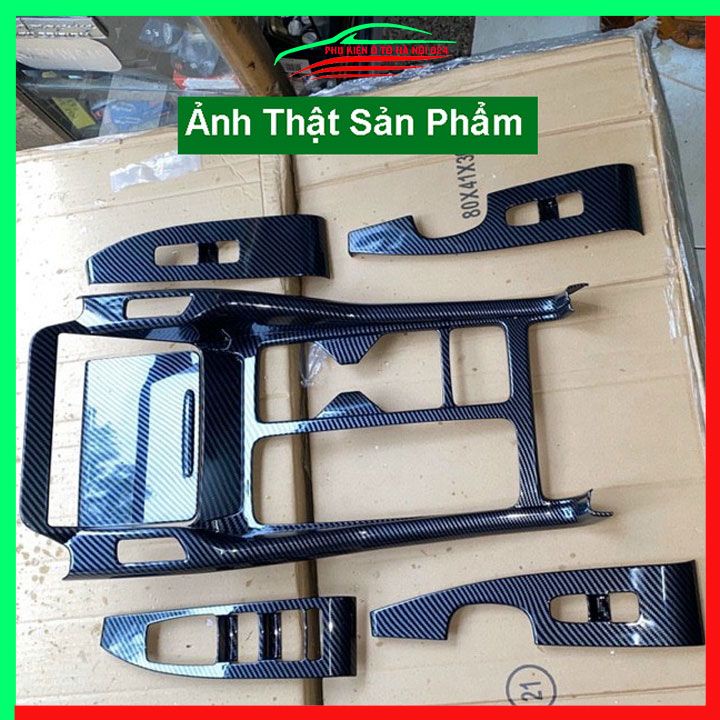Ốp nội thất cho xe ô tô Sorento 2021 Cacbon ABS bảo vệ chống trầy xước và làm đẹp xe