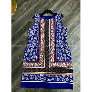Đầm thun apt.9 bigsize 65-75kg cổ tròn sát nách - 2703