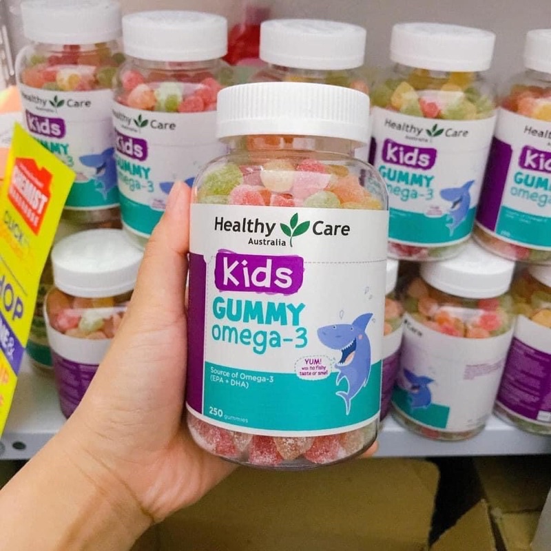 Kẹo Dẻo Healthy Care Kids Gummy Omega 3 - Bổ sung omega 3 cho bé