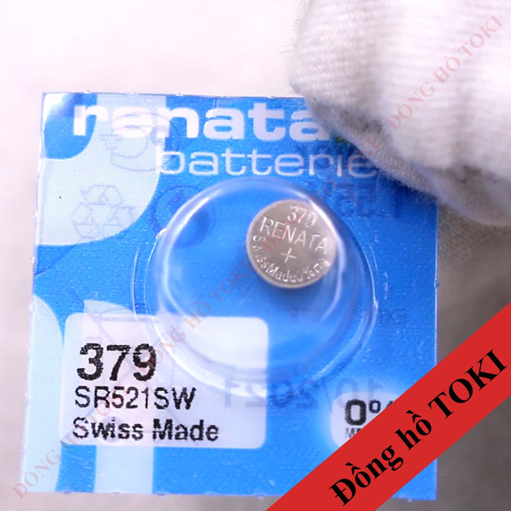 Pin đồng hồ oxit bạc SR521SW (379) chính hãng Thụy sỹ Renata