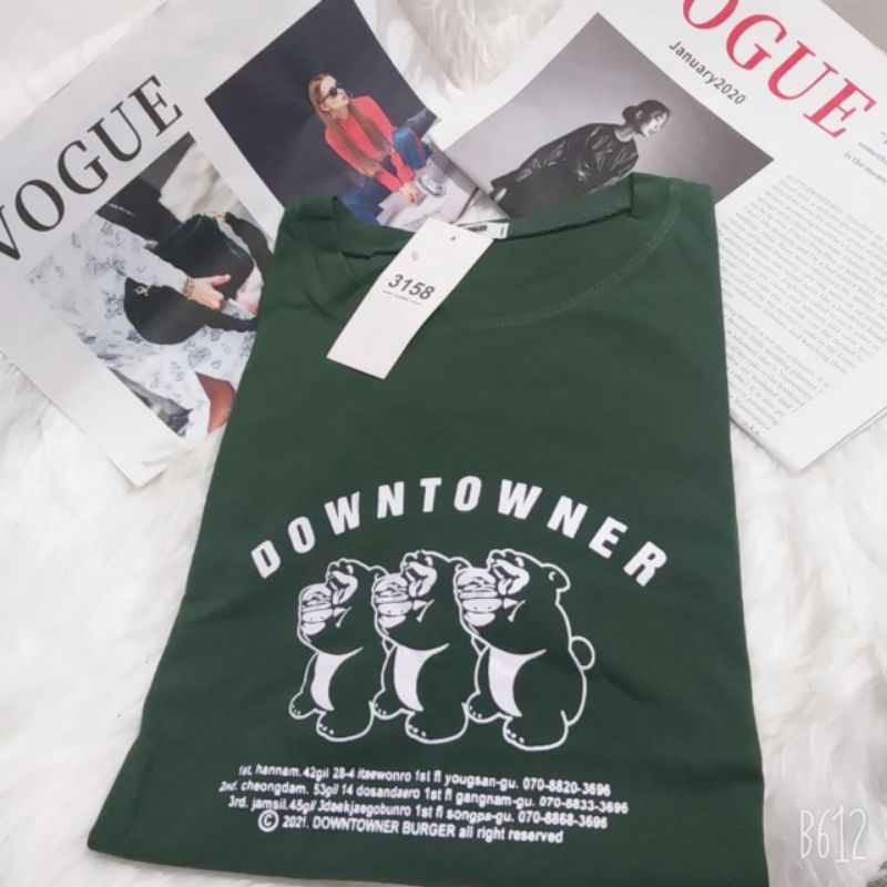 áo phông 3158,áo thun tay lỡ from rộng chất cottong dày đep in hình gấu | BigBuy360 - bigbuy360.vn