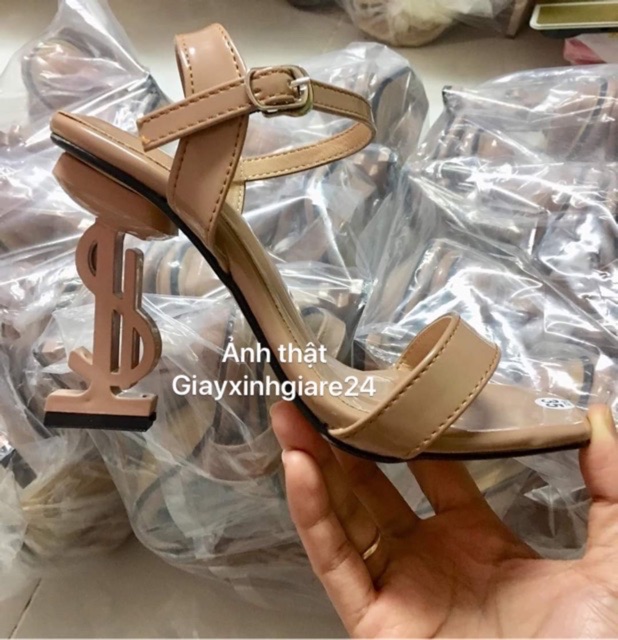 [Mã FASHIONG10 giảm 10k đơn 50k] Giày cao gót quai ngang đế chữ S 9p SDSY | BigBuy360 - bigbuy360.vn