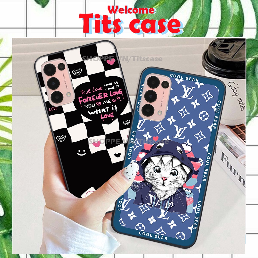 Ốp lưng Oppo RENO 5 in hình GẤU K@WS- BE@R COOL-CỰC XINH-RẺ-BỂN -ĐẸP