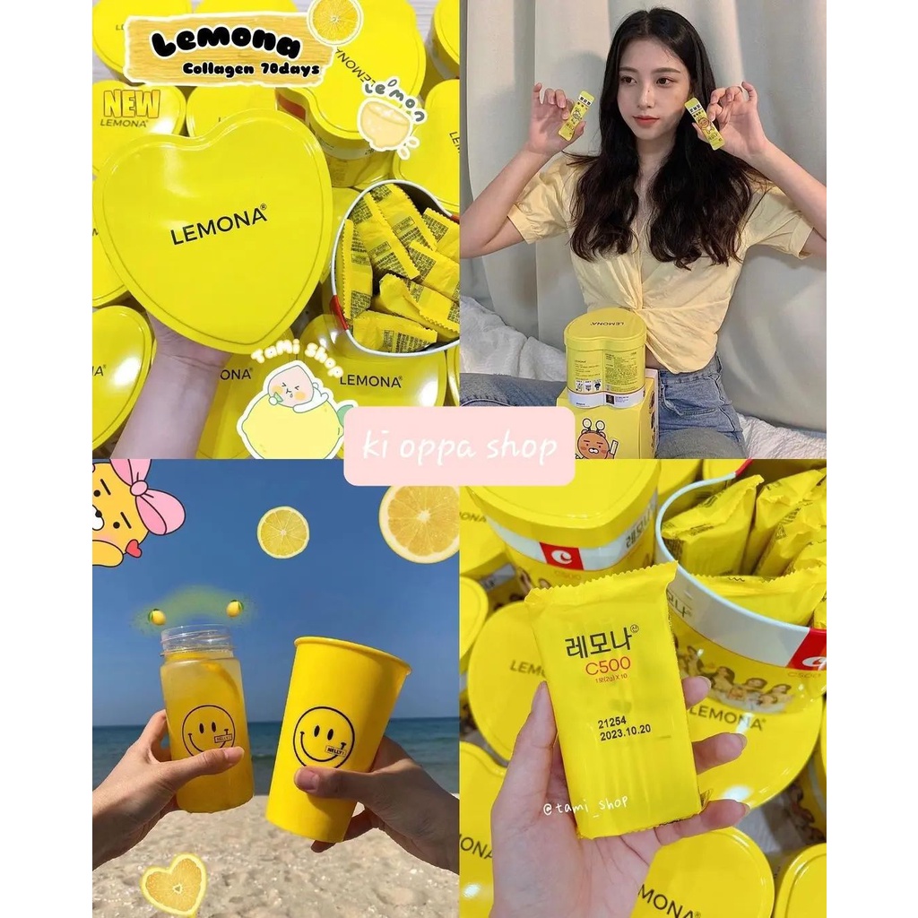 Gói uống bổ sung vitamin C Lemona Powder