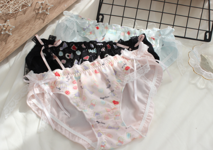 Quần Lót Nữ Cotton Eo Thấp Phối Ren Hình Kim Cương Xuất Đông Âu  Hàng Loại Đẹp.