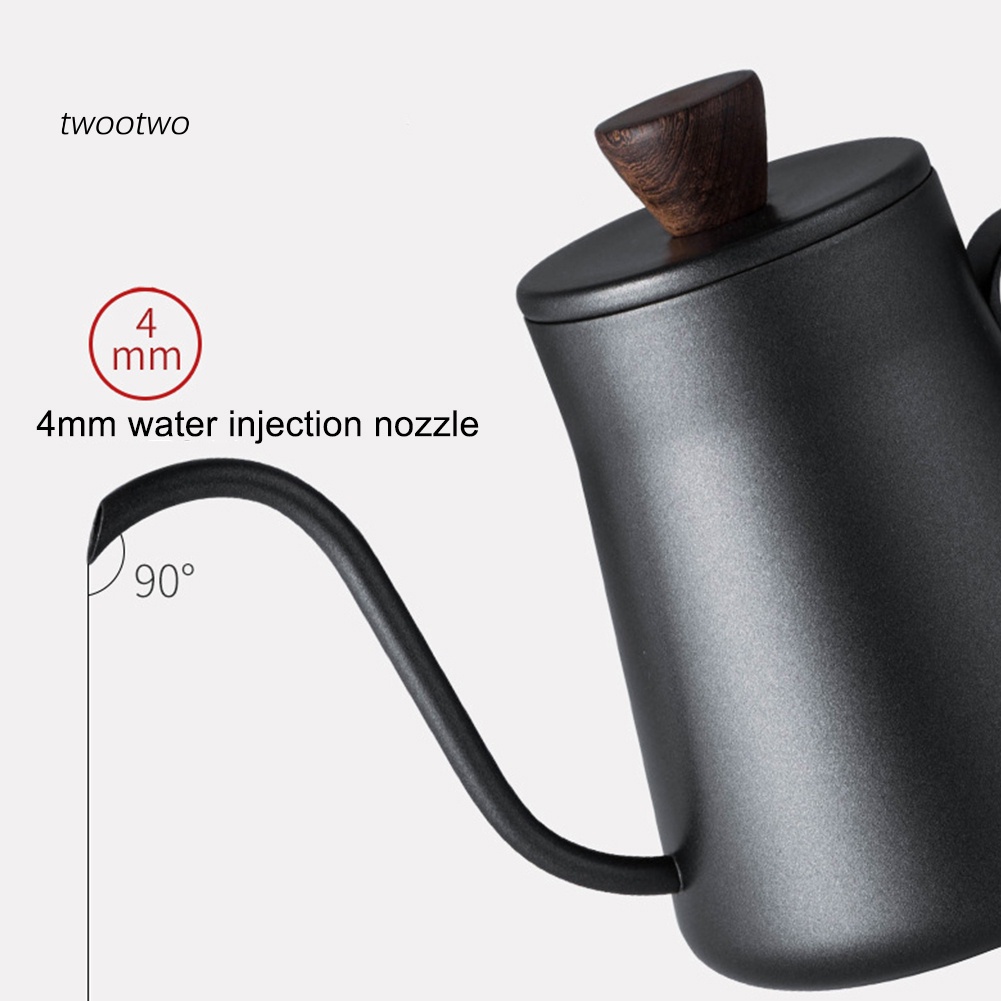 Ấm đun nước cà phê mini bằng thép không gỉ 400ml
