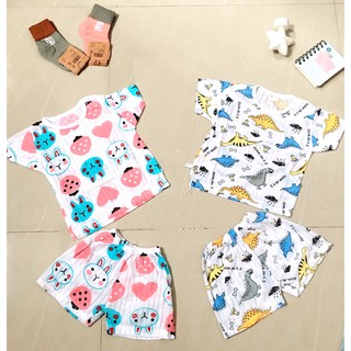 Combo 5 bộ cotton giấy Noubaby cho bé