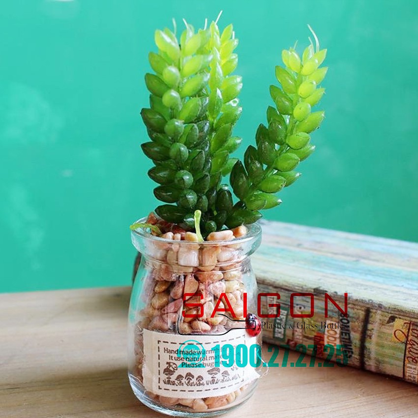 Lọ Thủy Tinh mini Trang Trí Cao 7.0cm ( Lọ Trơn không phụ kiện ) | PL.100