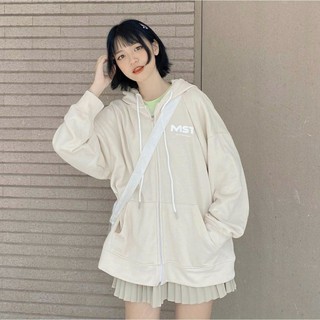 áo khoác nữ hoodie in chữ mis.out xinh xắn
