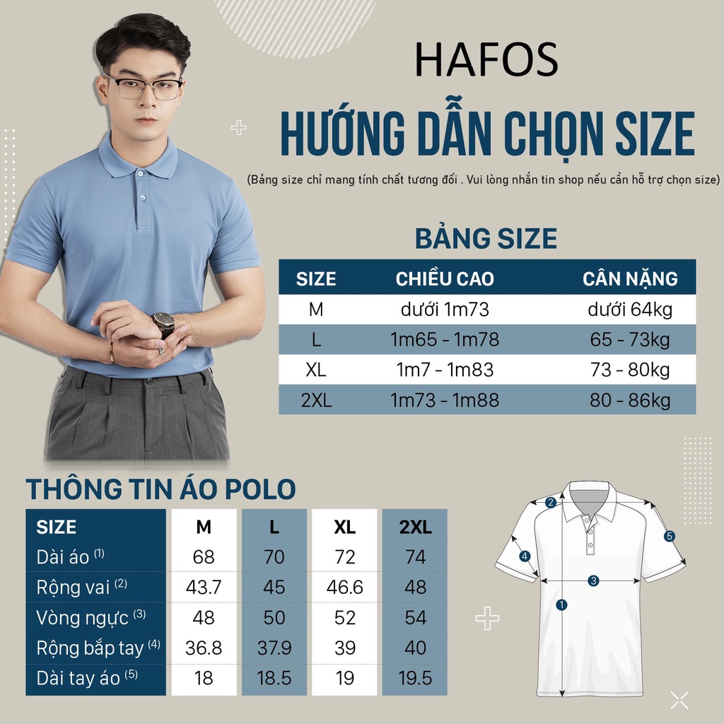 Áo Thun Polo Nam cổ bẻ GOLFY vải Cotton cao cấp sang trọng – HAFOS