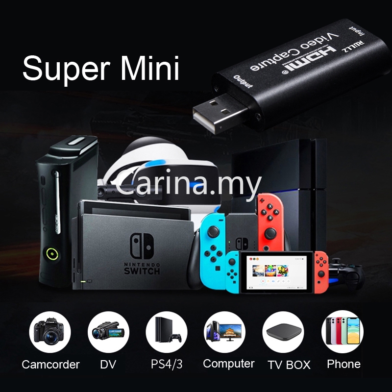 Camera Ghi Hình Chuyển Đổi Thẻ Hdmi Sang Usb 1080p, Ghi Âm, Ghi Âm, Ghi Âm, Usb 2.0