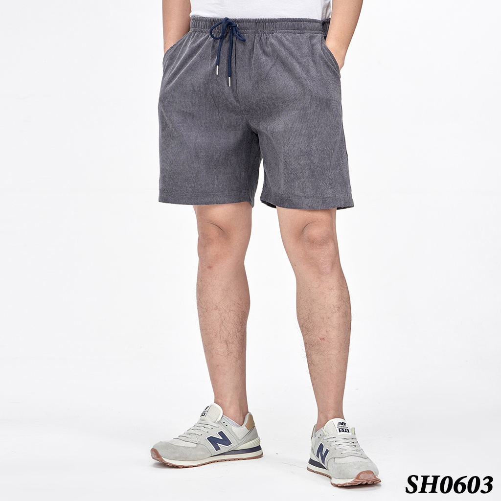 Quần Short Nam Nhung Tăm ROUGH Dáng Cộc Trẻ Trung, Cá Tính