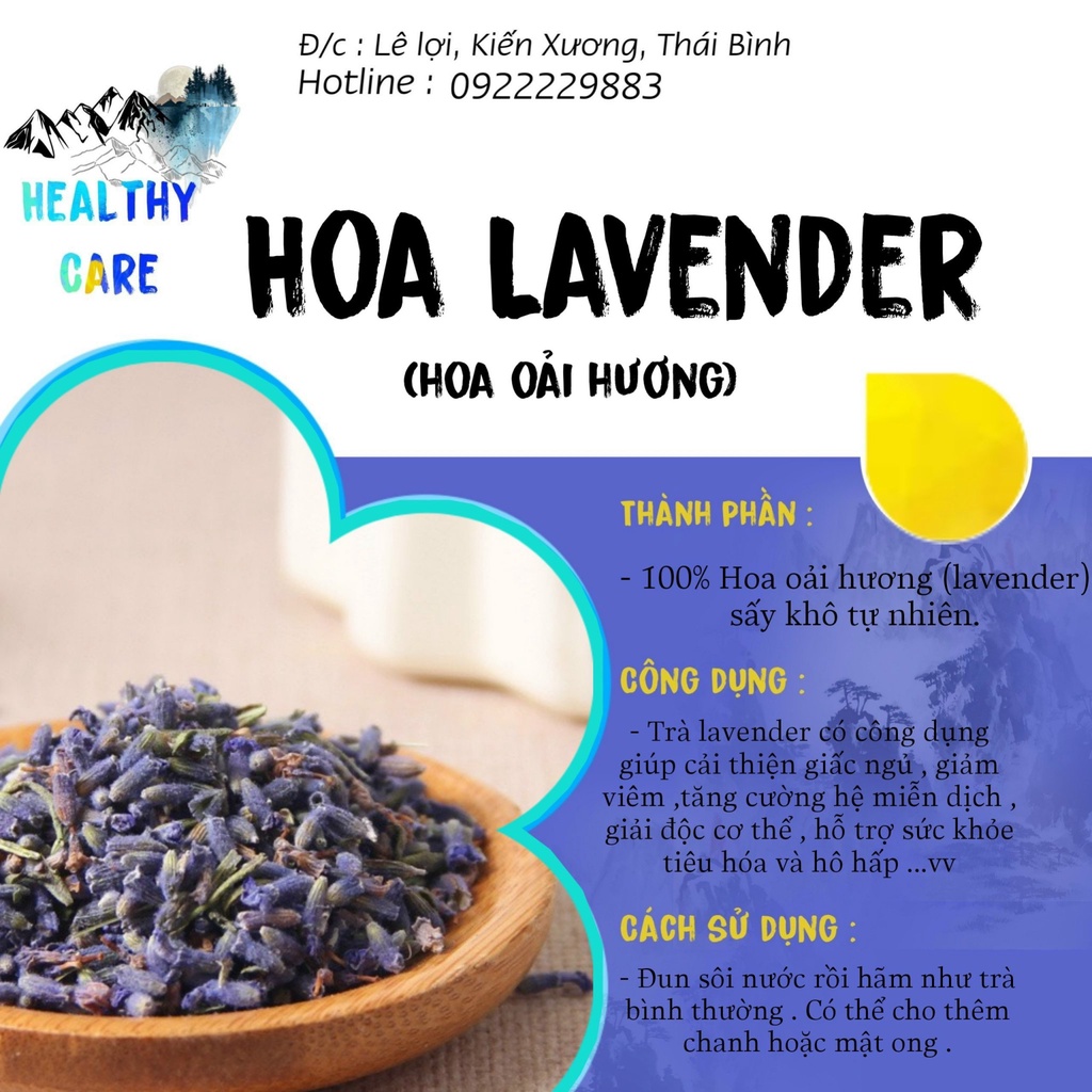 Trà hoa oải hương  tự nhiên