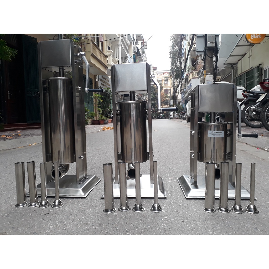 Máy dồn xúc xích, Máy nhồi xúc xích, Máy đùn lạp xưởng, lòng rồi, ... tay quay 7L